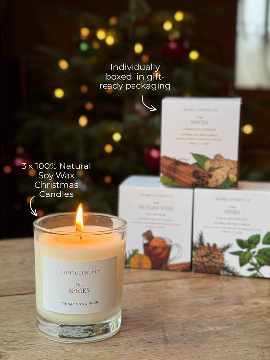 3 for £70 Christmas Candle Bundle