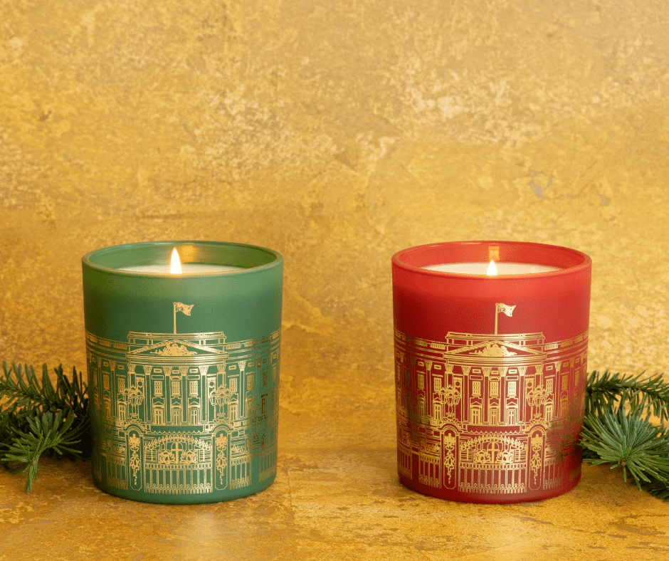 White Label Candles for Buckingham Palace