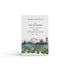 A coastal blossom scented natural soap bar from the Home County Co. is shown in its Isle of Wight needles illustrated recyclable soap bar wrap
