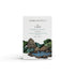 A freshwater minerals scented natural soap bar from the Home County Co. is shown in its Lake District illustrated recyclable soap bar wrap
