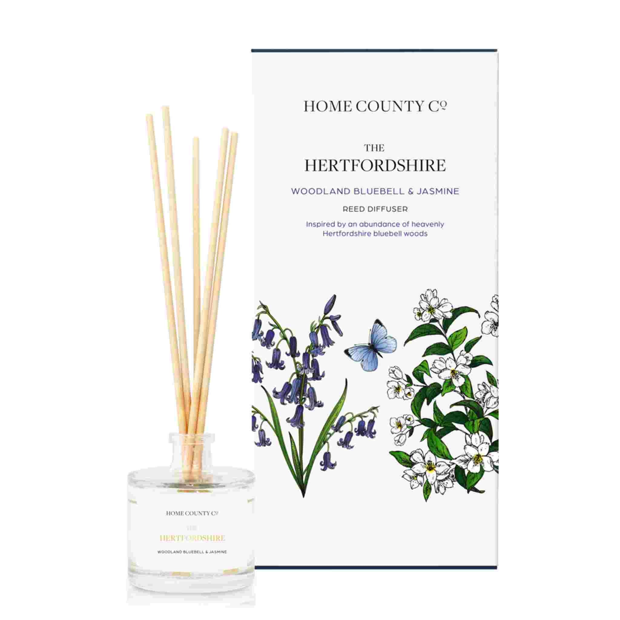 The Hertfordshire Woodland Bluebell Reed Diffuser | Home County Co.