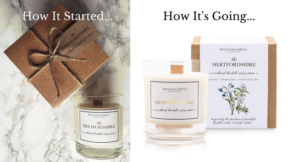 Our Story: How it started vs. how it's going... - Home County Candle Co.