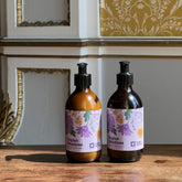 The English Heritage English Meadows Hand Wash and Lotion are shown in Wrest Park Dining Room