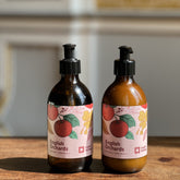 The English Heritage English Orchards Hand Wash and Lotion are shown in Wrest Park Dining Room