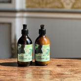 The English Heritage English Woodlands Hand Wash and Lotion are shown in Wrest Park Dining Room