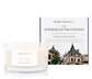 The Edinburgh and The Lothians - Wood Smoke and Wild Moss 3 Wick Candle