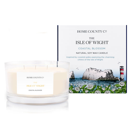 The Isle of Wight - Coastal Blossom 3 Wick Soy Candle