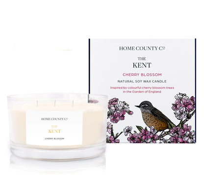 The Kent - Cherry Blossom 3 Wick Soy Candle