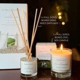 Home County Co. Candle and Diffuser Gift Set shows a Gloucestershire candle and a Cotswolds reed diffuser