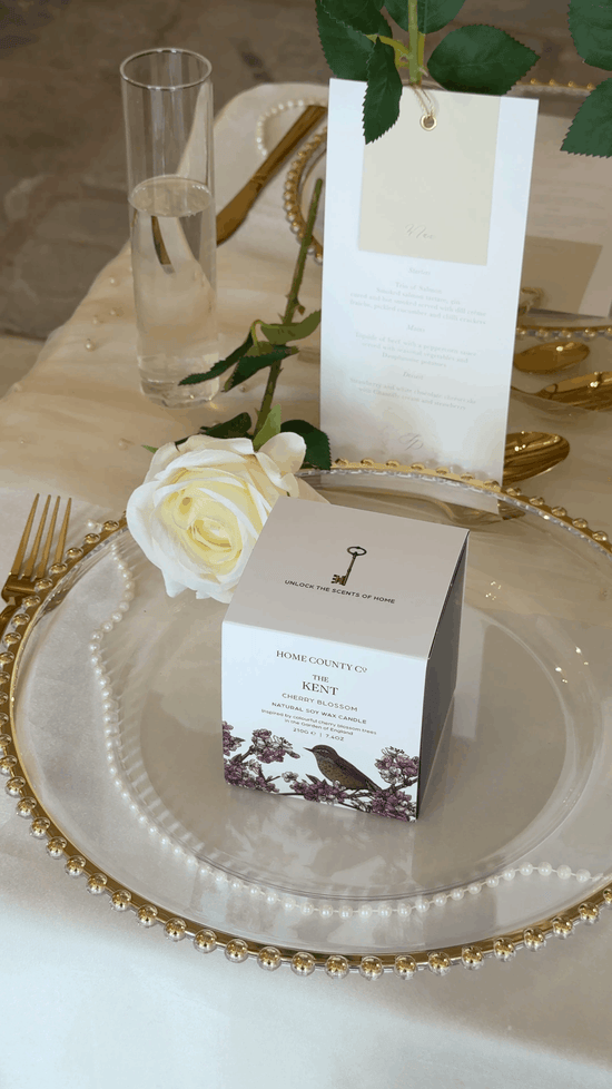 Full Size County Candle Wedding Favours