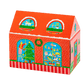The Christmas House matchbox from Archivist is shown closed, revealing its house shape