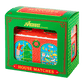 The Christmas House matchbox from Archivist is shown in its additional packaging box 