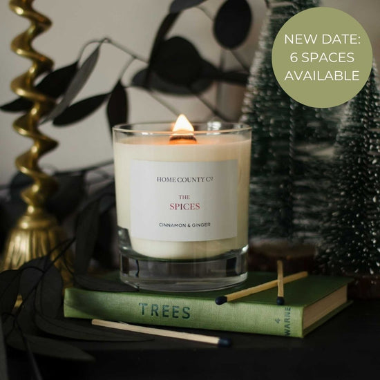 Christmas Candle Making Workshop in the Cotswolds - Saturday 8th November - 3.30-5pm