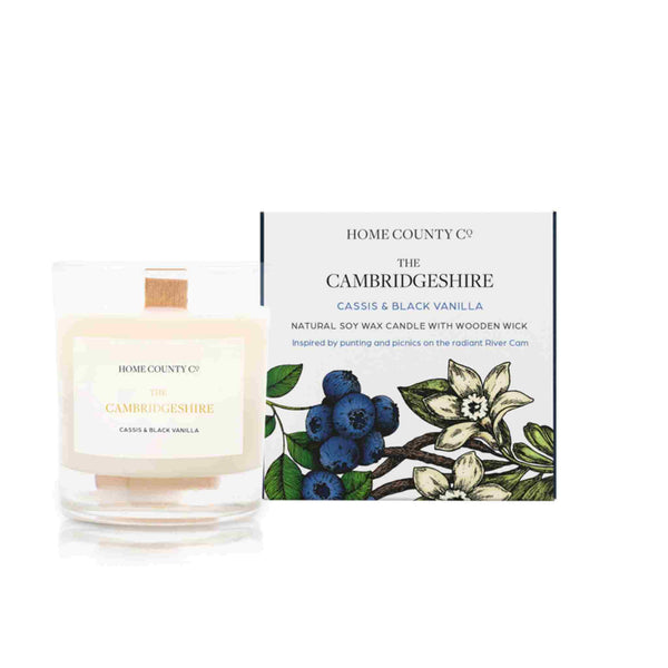 The Cambridgeshire - Cassis and Black Vanilla Candle