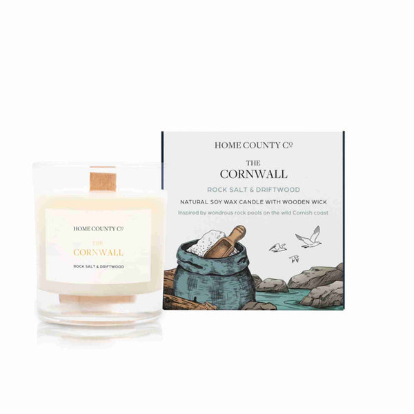 The Cornwall - Rock Salt and Driftwood Candle