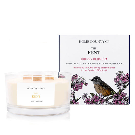 The Kent - Cherry Blossom 3 Wick Soy Candle