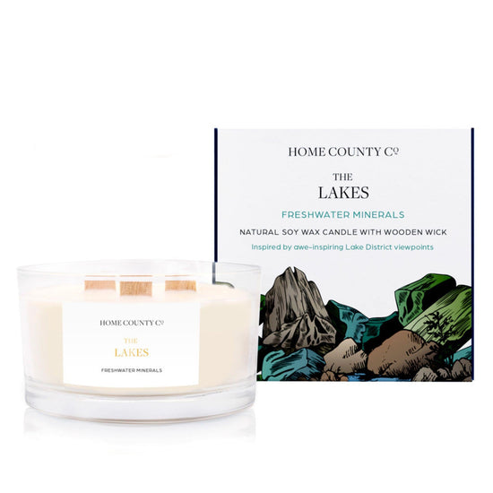 The Lakes - Freshwater Minerals 3 Wick Soy Candle