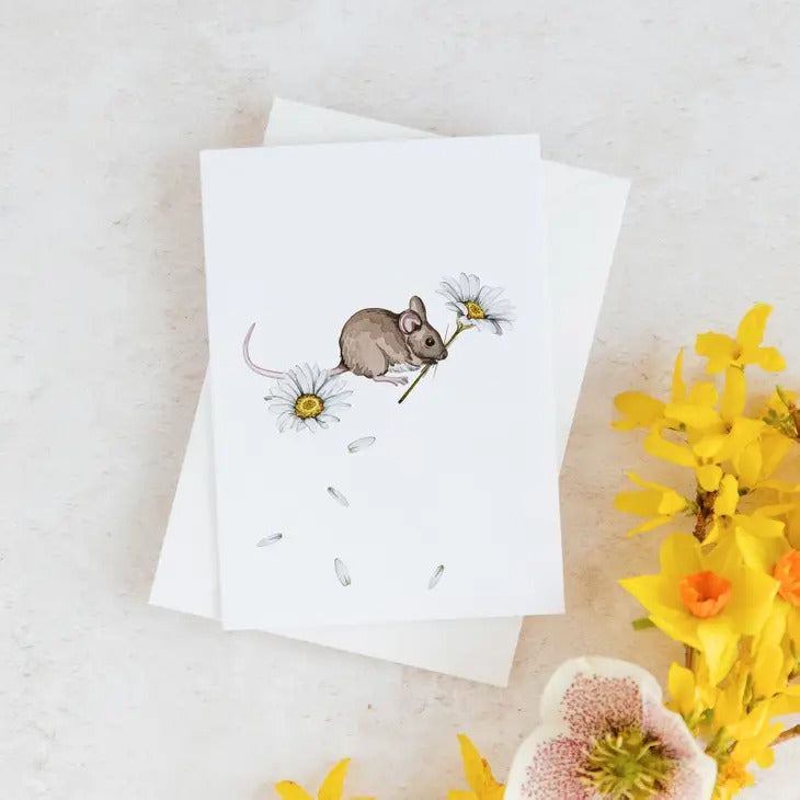 Field Mouse card by Sophie Brabbins