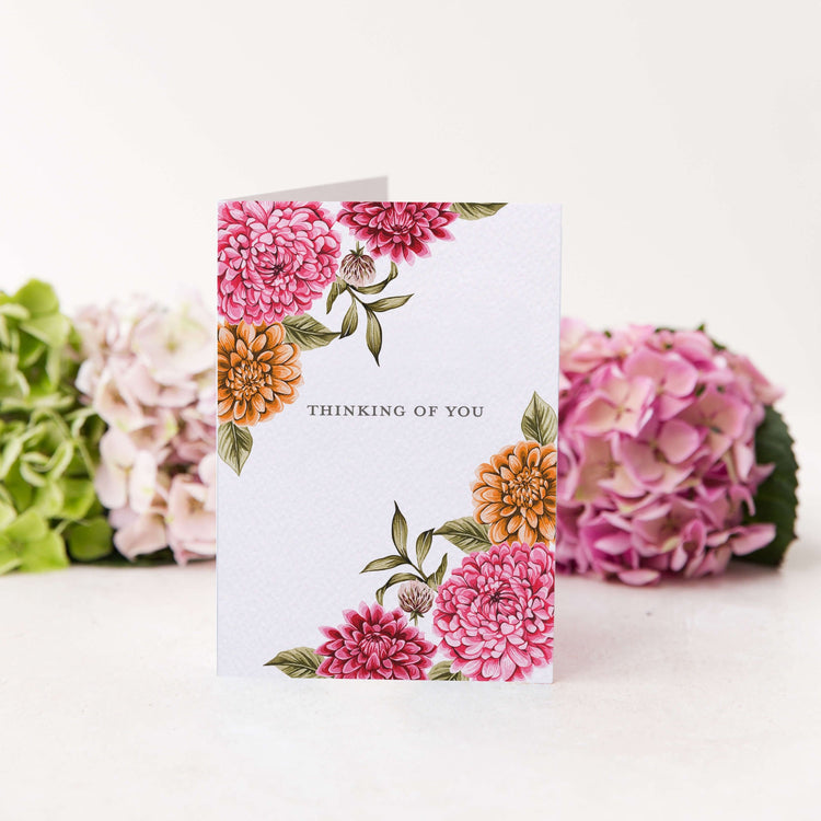 Sophie Brabbins floral thinking of you card
