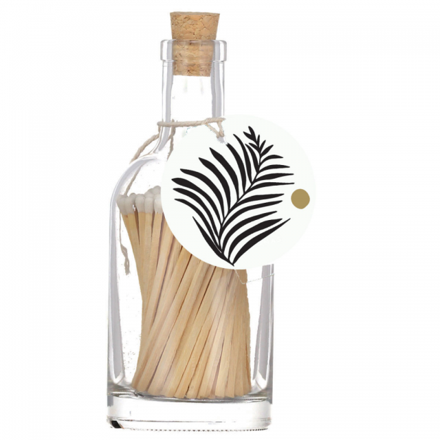 White Fern Bottle of luxury long Matches by Archivist Gallery